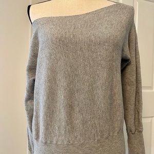 Vici Ribbed Knit Off The Shoulder Sweater